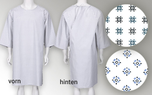 3 Pack - Blue Hospital Gown with Back Tie / Hospital Patient Gown with Ties  - One Size Fits All - Walmart.com